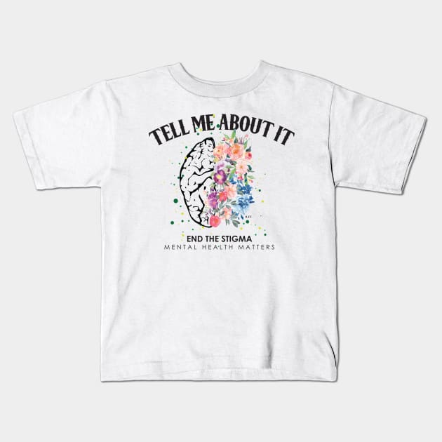 Tell Me About It Kids T-Shirt by LittlePearlDesigns